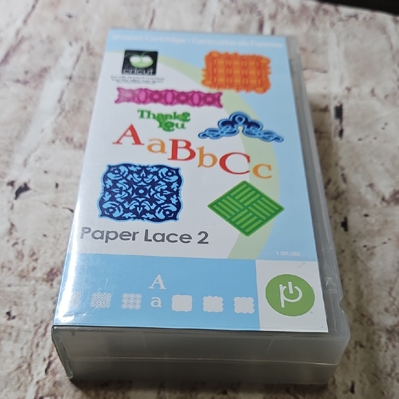 Cricut Other - Cricut Shapes Cartridhw Paper Lace 2‎